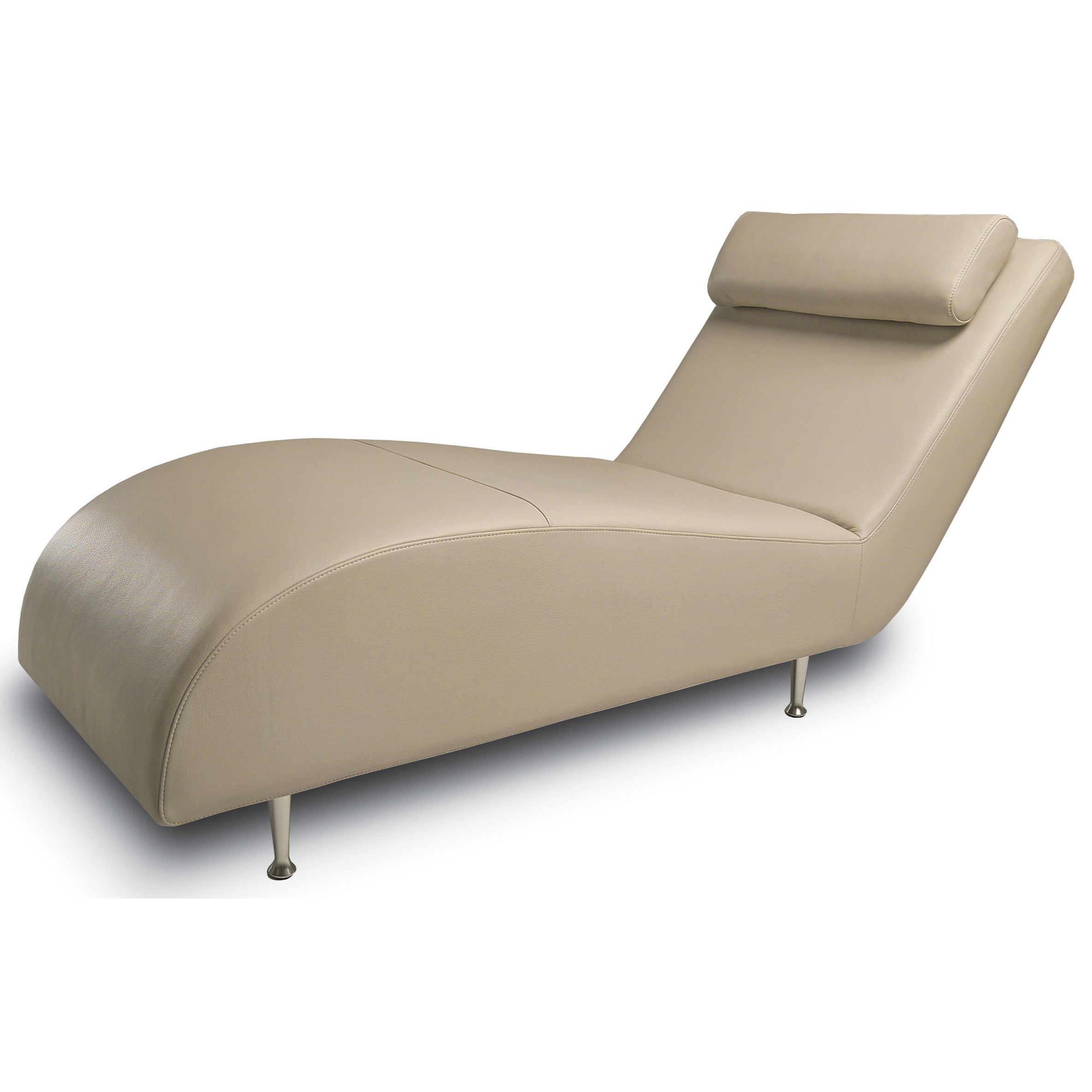 American Leather Menlo Park Contemporary Armless Chaise Lounge